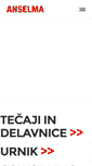 Mobile Screenshot of anselma.si